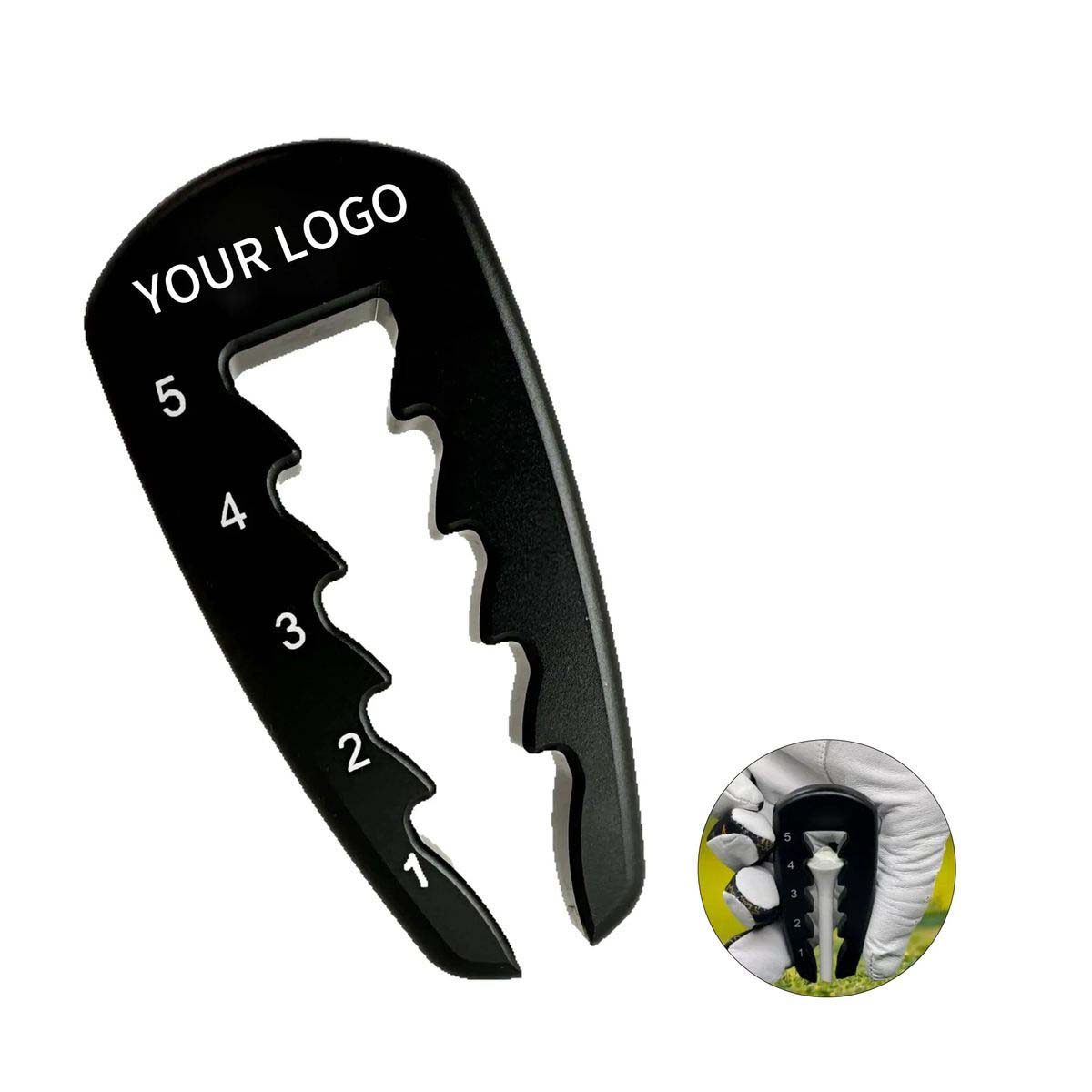 Portable Golf Tee Tool for Swing Alignment 2