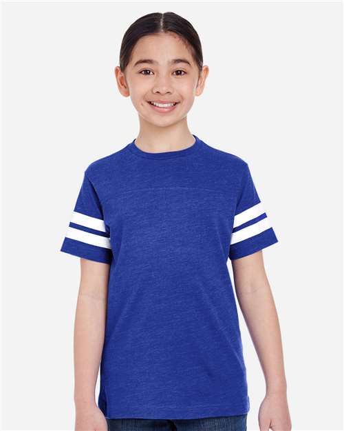 Youth Football Fine Jersey Tee - 6137 70