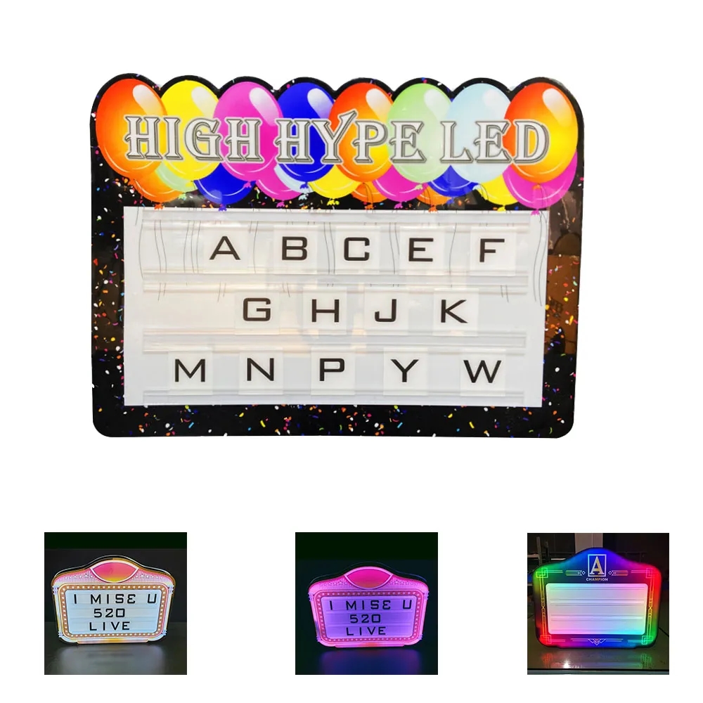 Luminous Hand-Held Sign Message Board Led 1