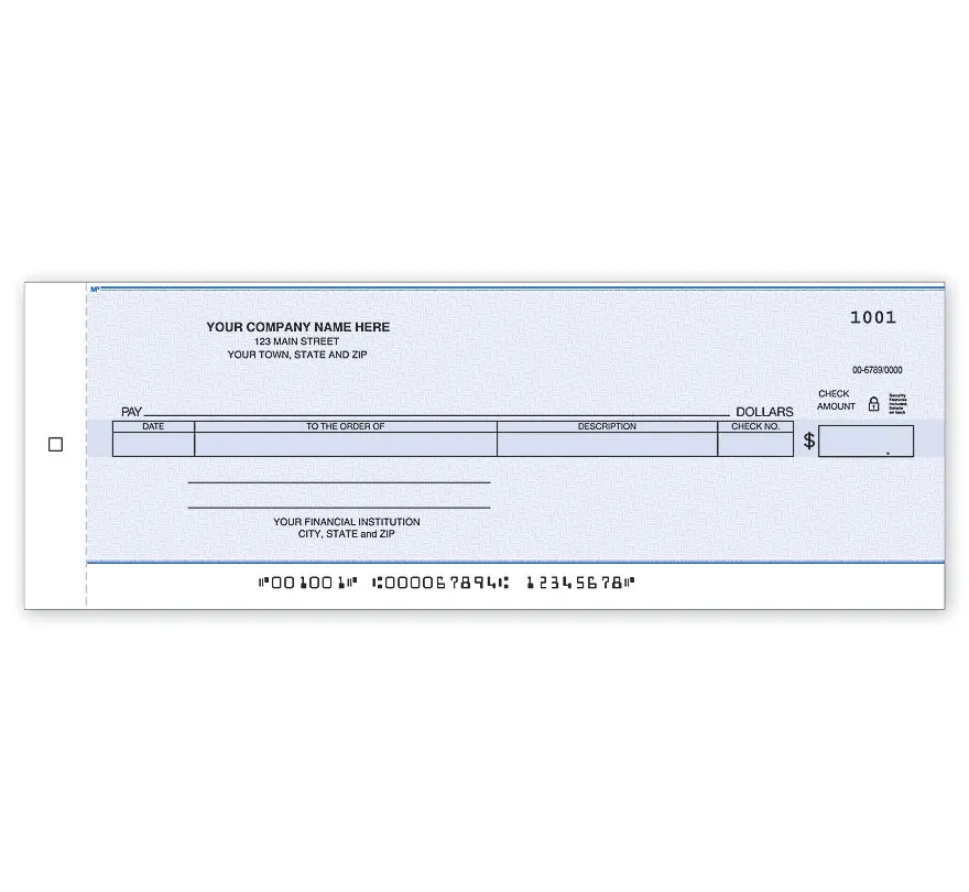 Checks, Cash Disbursement Center - Carbons 2