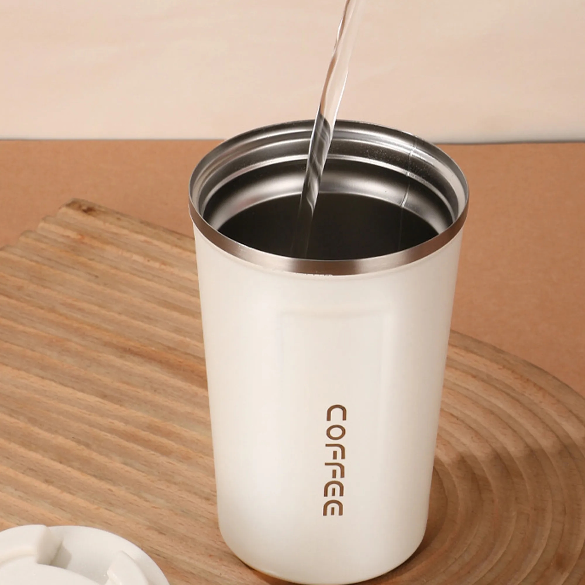 16 oz Custom Stainless Steel Car Insulated Mug 5