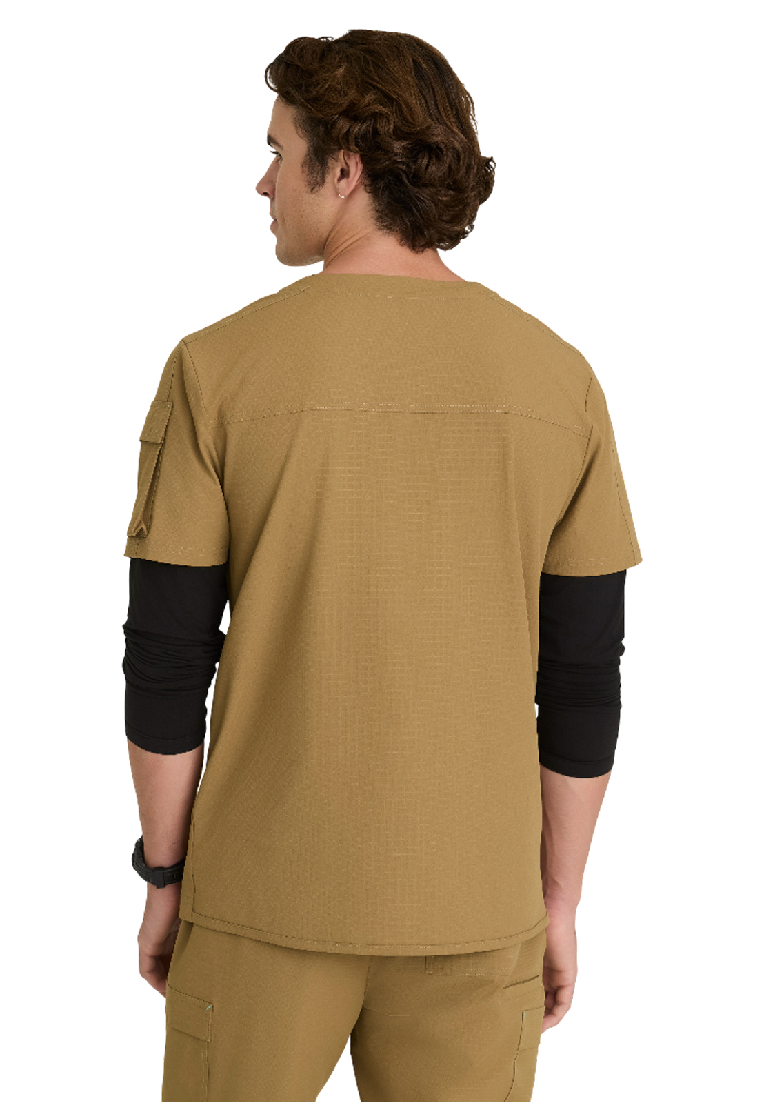 Skechers Ripstop Collection - Men's Three-Pocket Round Neck Station Scrub Top 9
