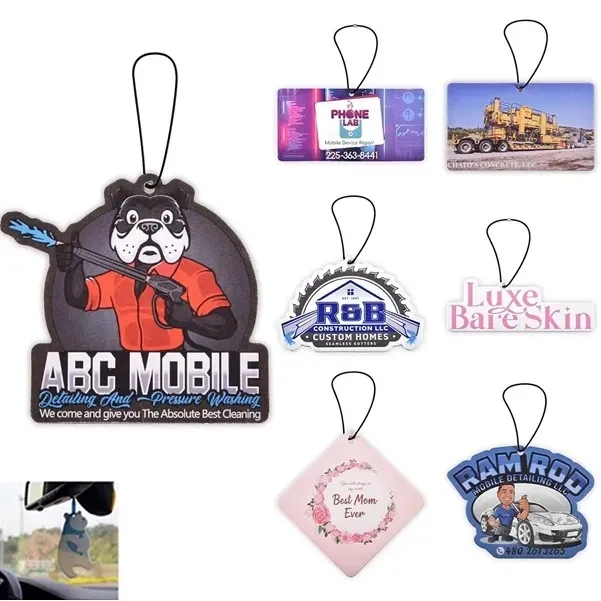 Car perfume tablet air freshener fragrance hanging ornament 4