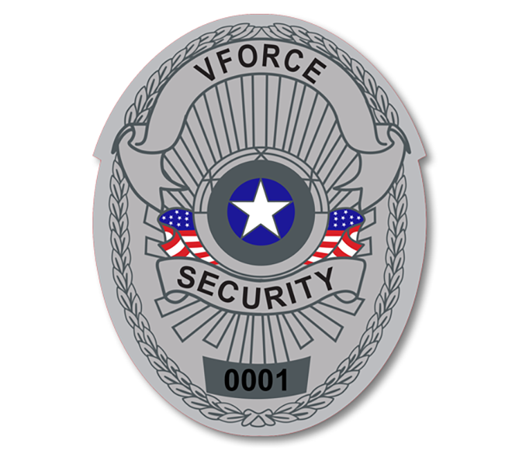 The Siren full color shaped name badge 9-12 sq" 1