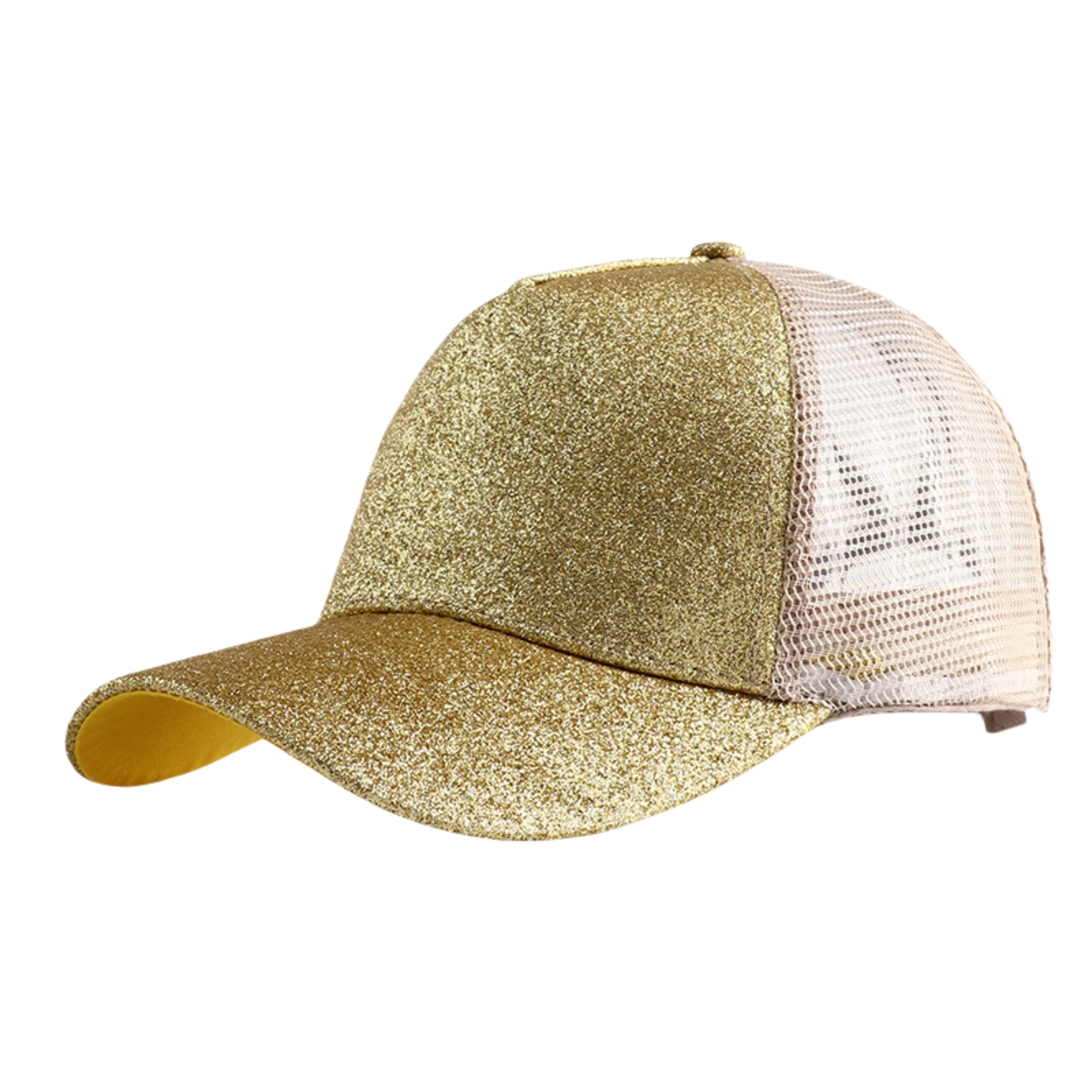 Glitter Ponytail Mesh Cap 4