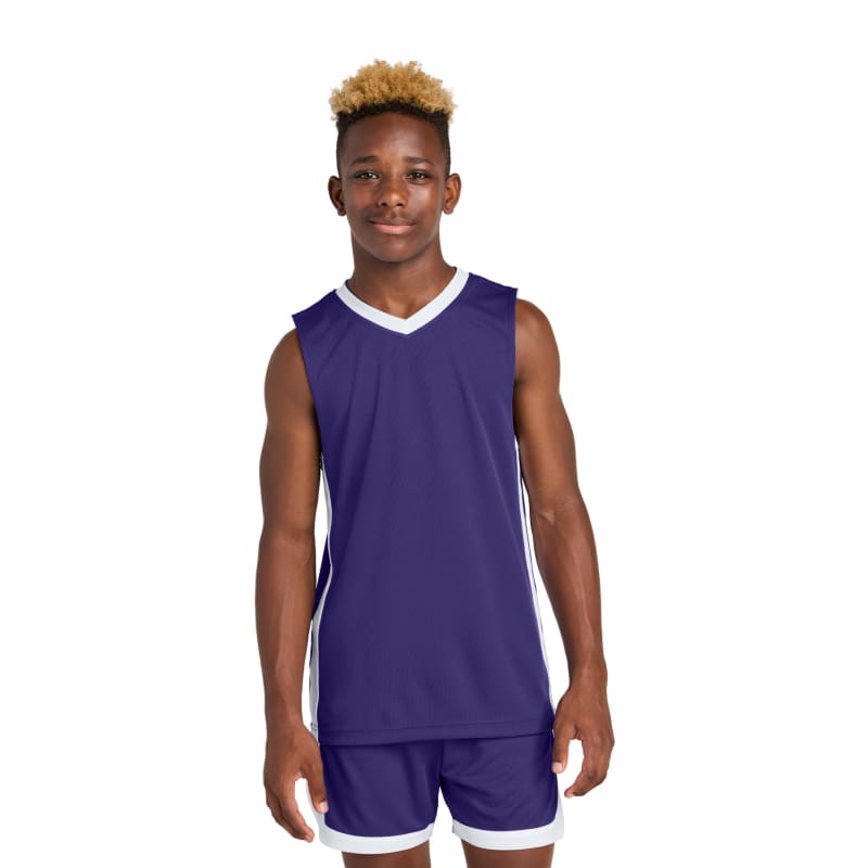 Sport-Tek Youth Rival Basketball Rev Jersey 45