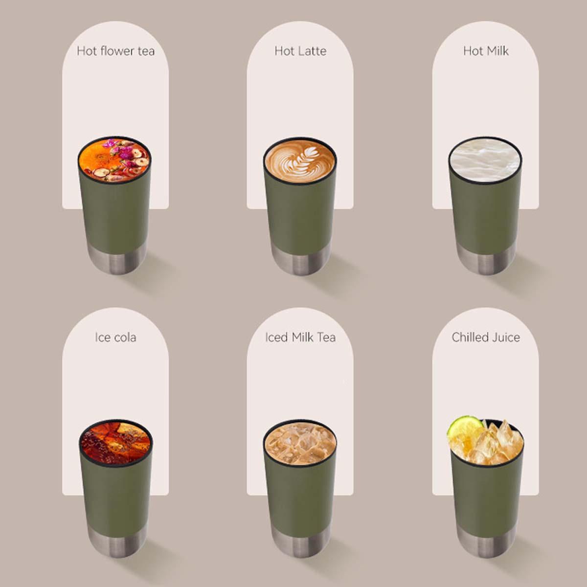 Durable Insulated Gift Stainless Steel Tumbler with Straw 2