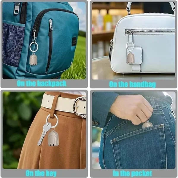 Mini Folding Nail Clippers - Stainless Steel Keychain 1