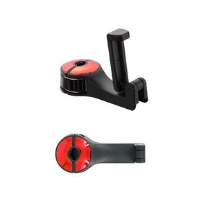 Car Headrest Bag Hanger And Phone Holder With Self Lock Switch 8