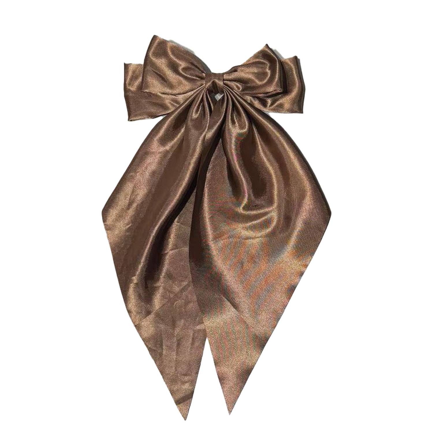 Women Long Bow Hair Clip 4