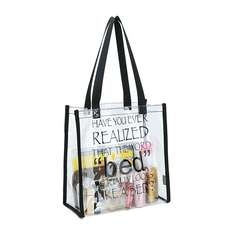 Clear PVC Stadium Tote Bag 2