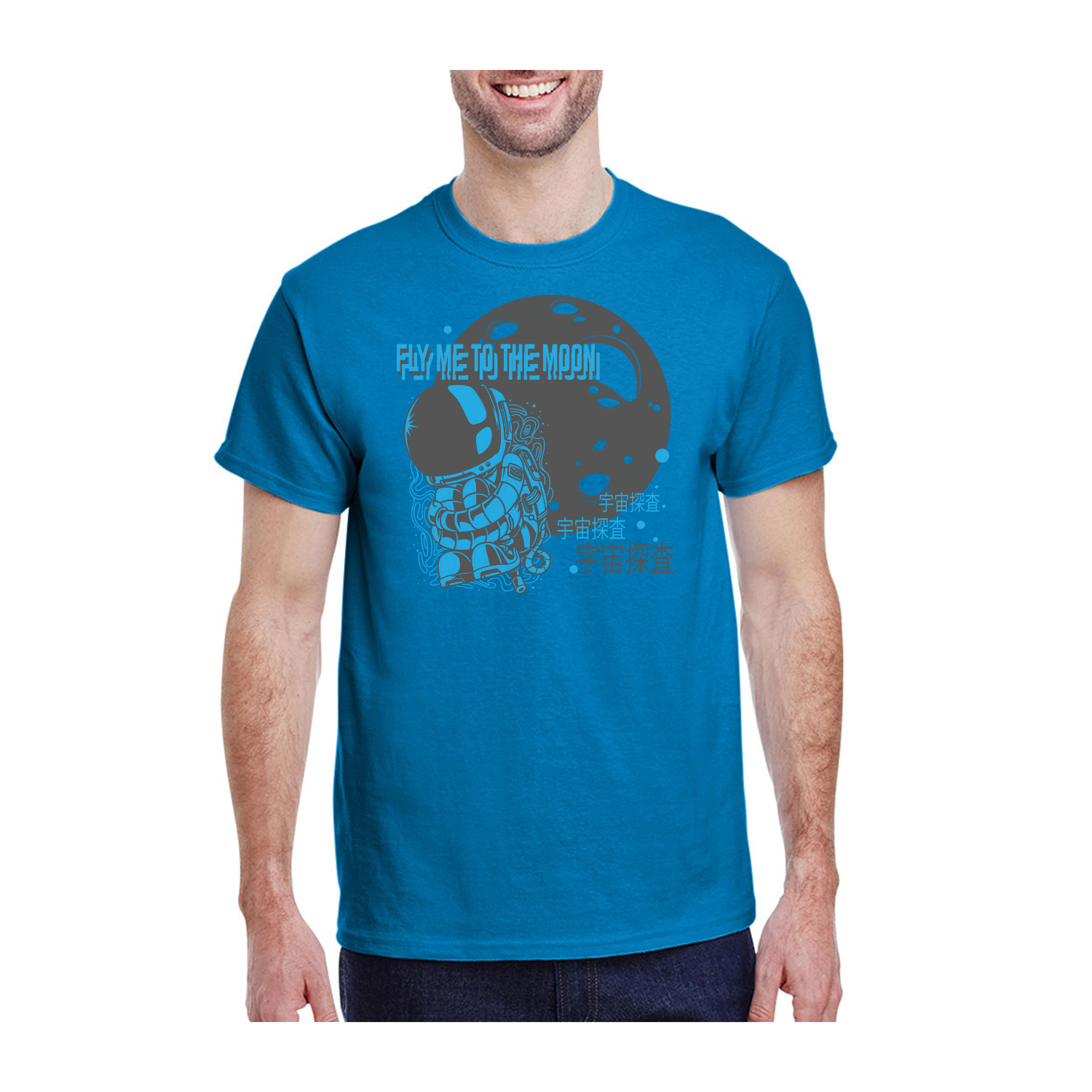 Gildan™ 5.3 oz Cotton Pre-Shrunk T-Shirt (2 Color Imprint) 57