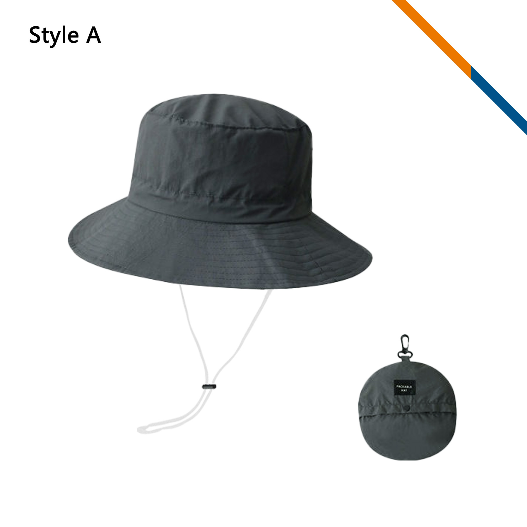 PeakBrim Foldable Hiking Bucket Hat With String 29