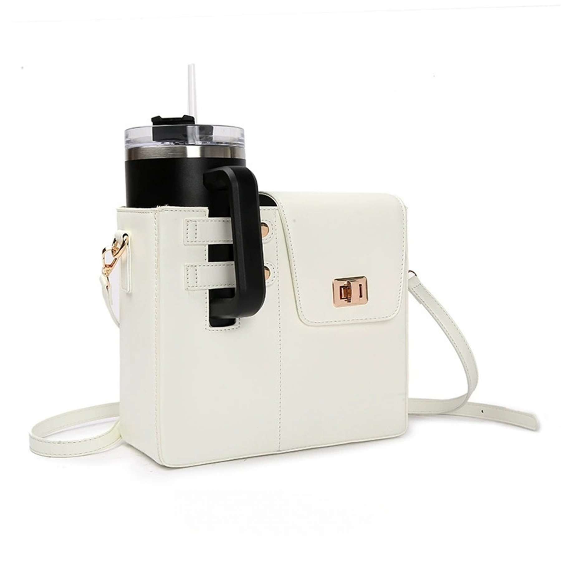 Crossbody Case with Sports Water Bottle Holder 5