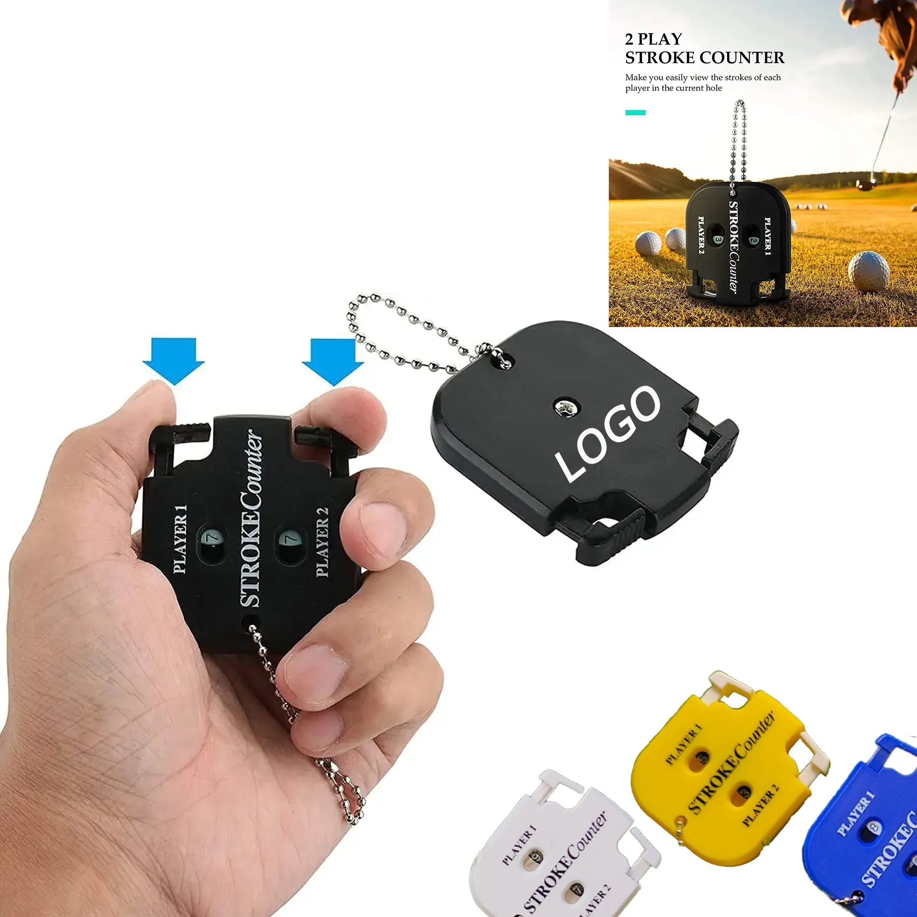 Manual Golf 2-Round Scoreboard 1