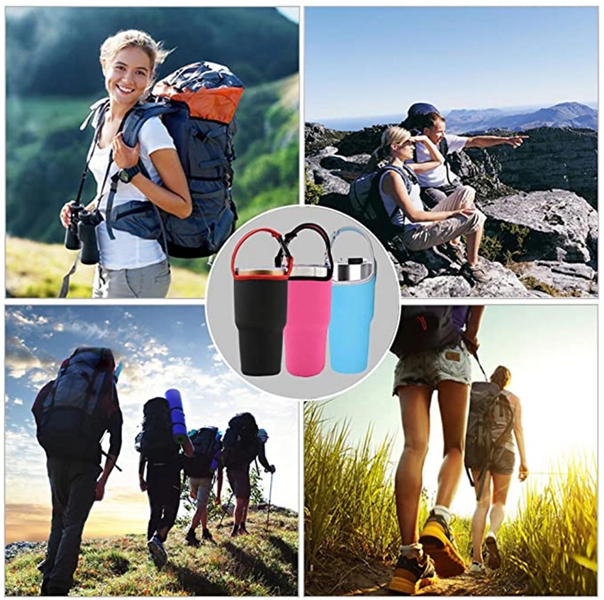 30oz Carrier Holder Pouch with Shoulder Strap 4