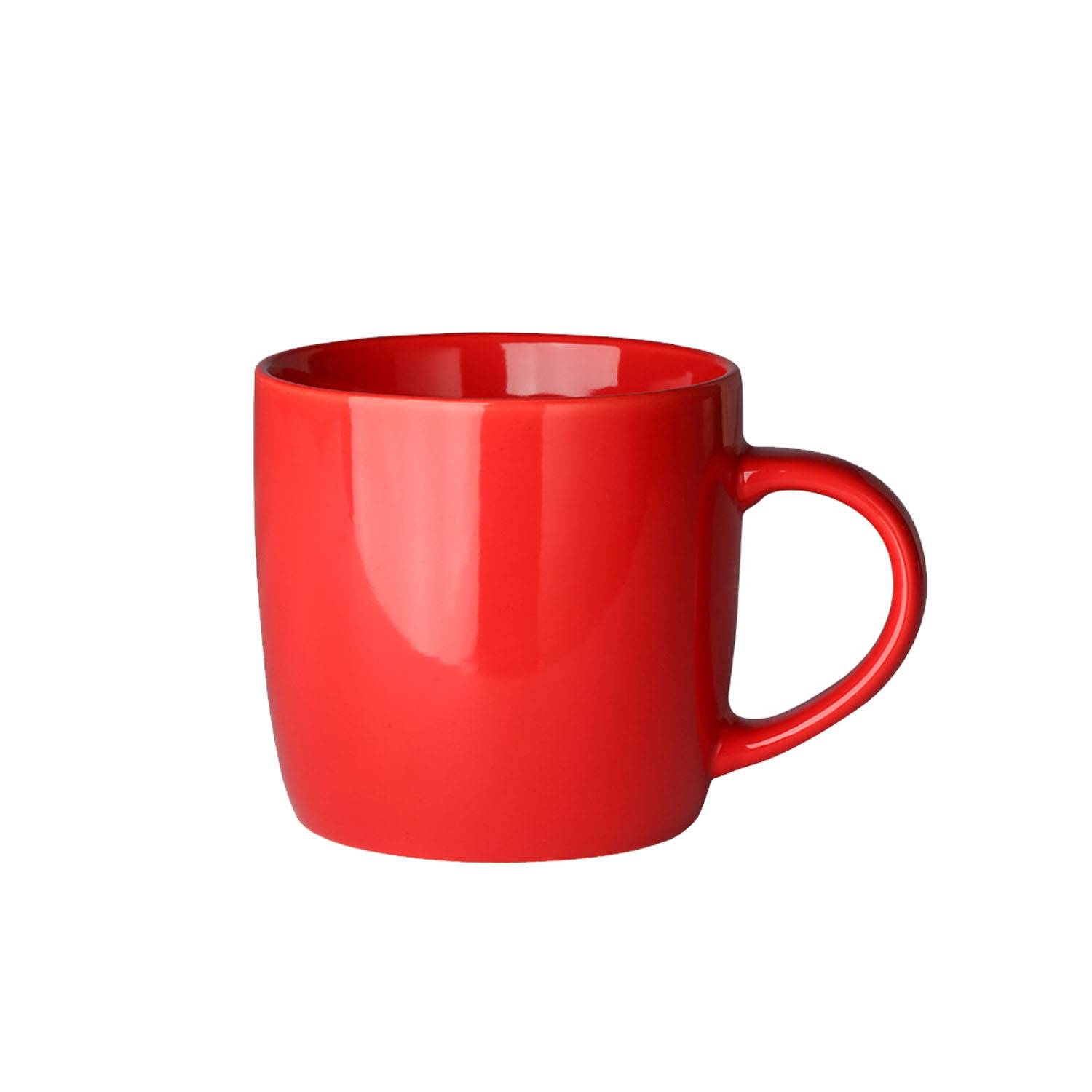 15 oz. Large Smooth Ceramic Coffee Mug w/ Handle 4