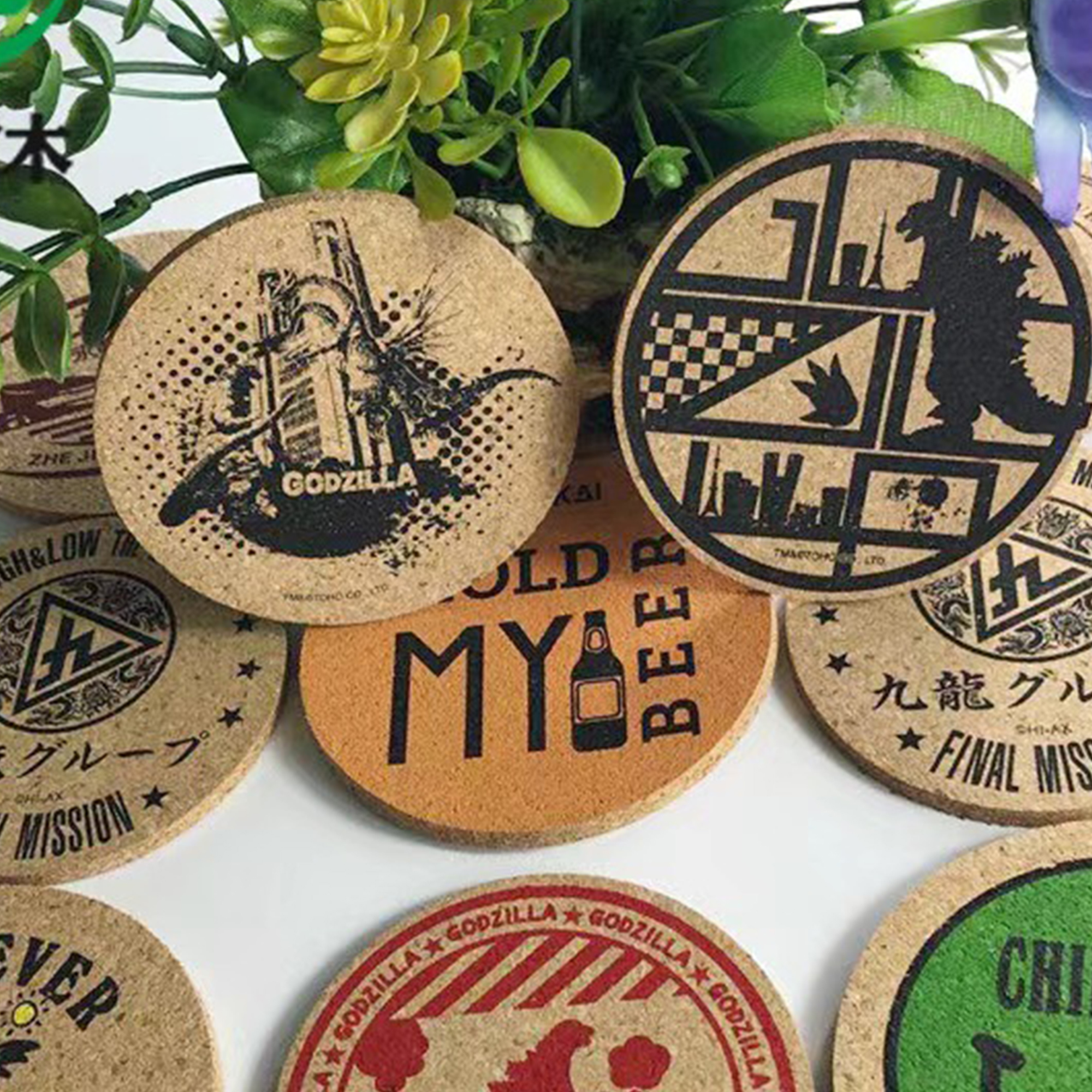 Wood Eco-Friendly Cork Table Mat With Custom Logo 2