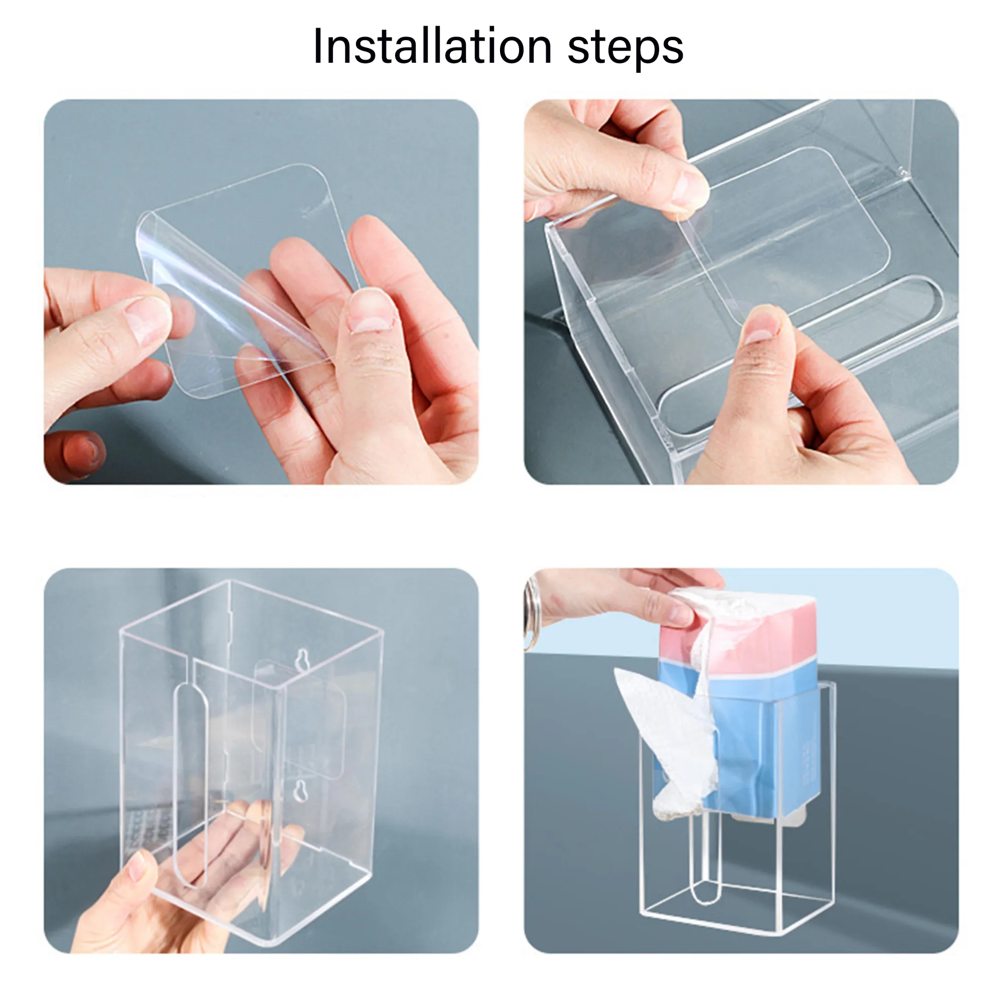 Wall-Mounted Tissue Box 1