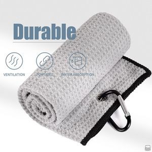 Fitness Sports Microfiber Towel With Zipper Pocket 13
