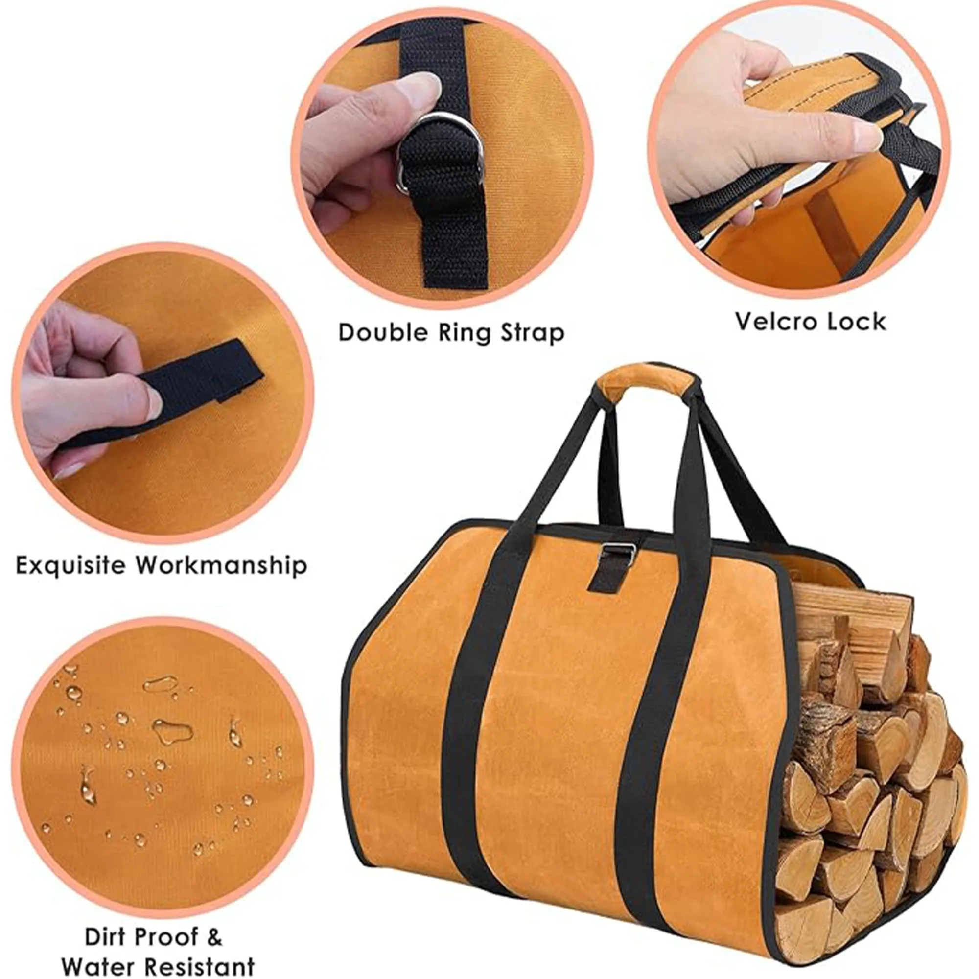 Portable Firewood Storage Bag 2
