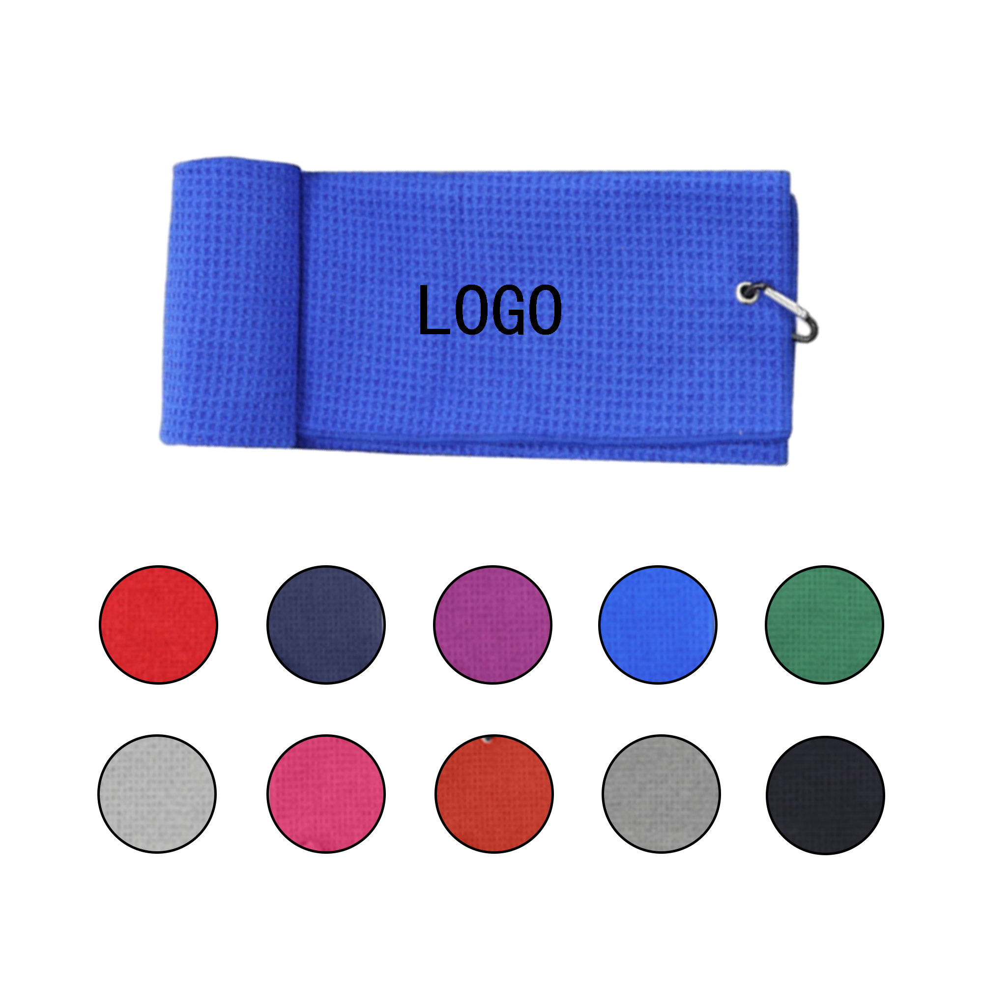 Multicolor Golf Towel 2