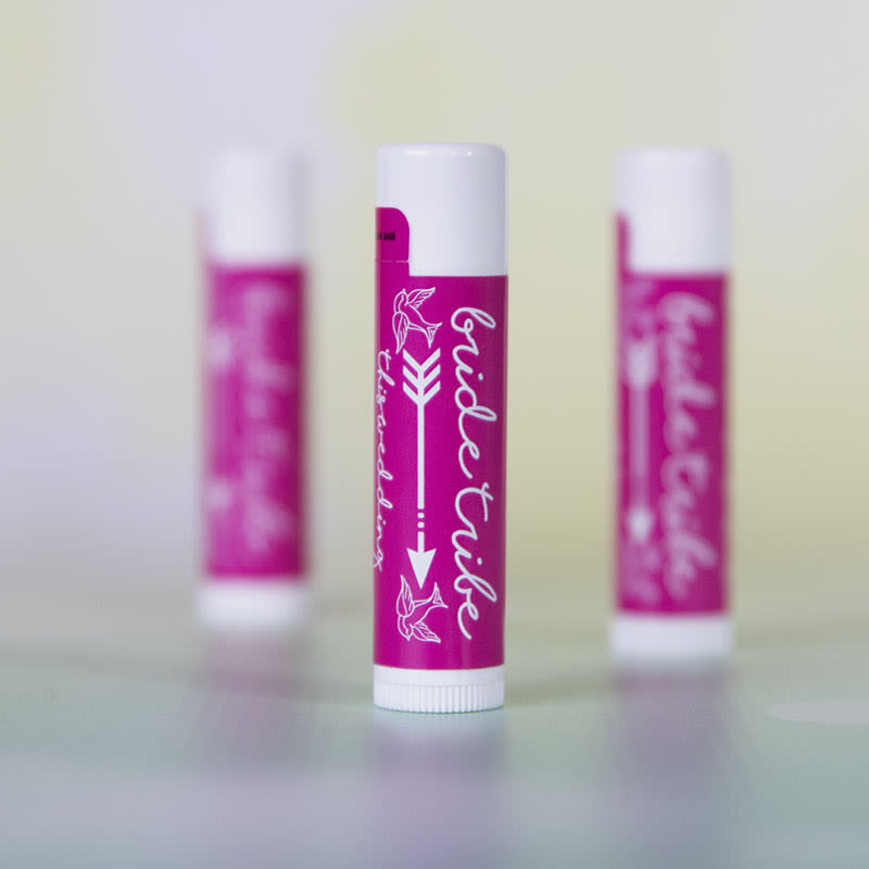 Custom SPF 15 Beeswax Lip Balms - One Imprint Color 10