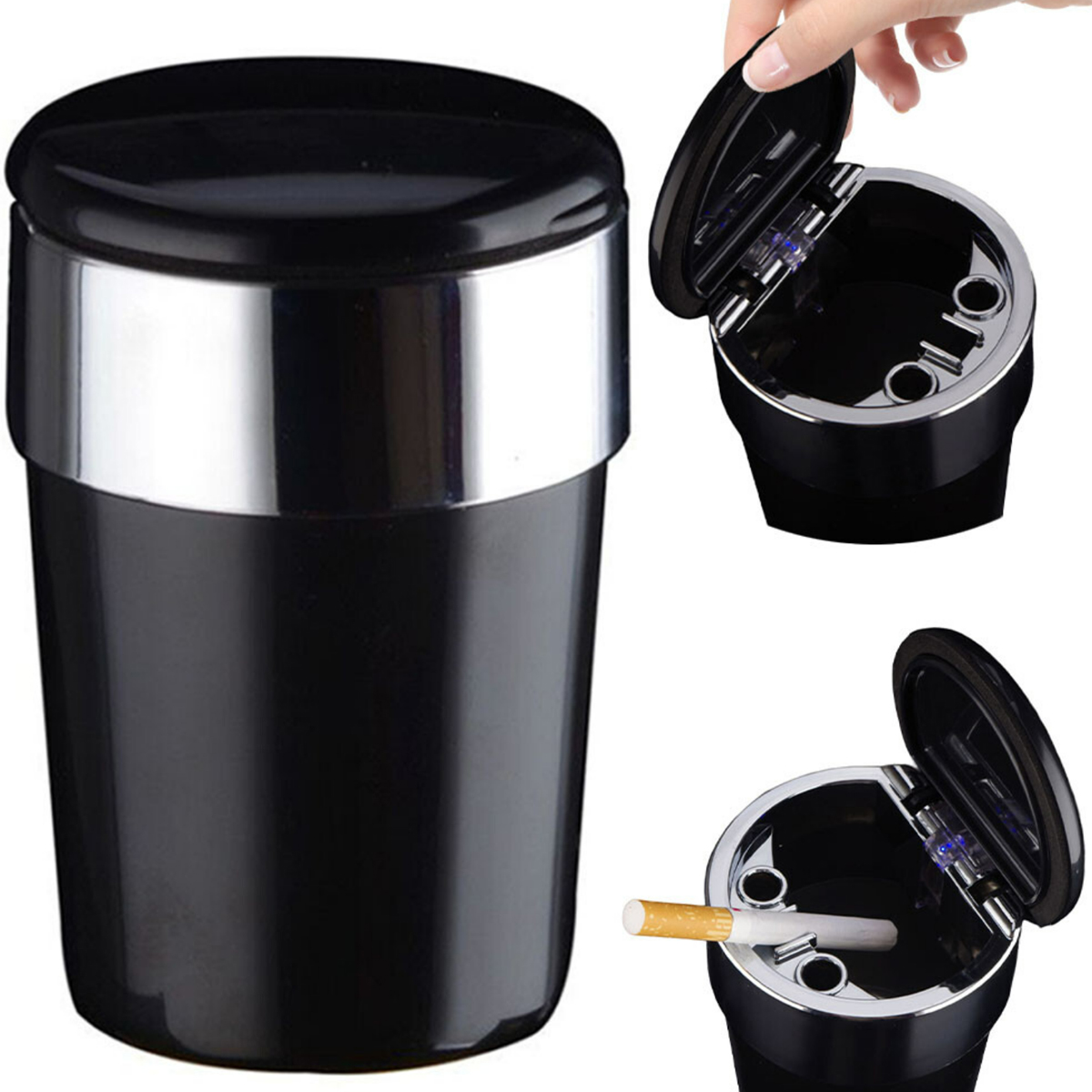 Car Ashtray with LED Light 2