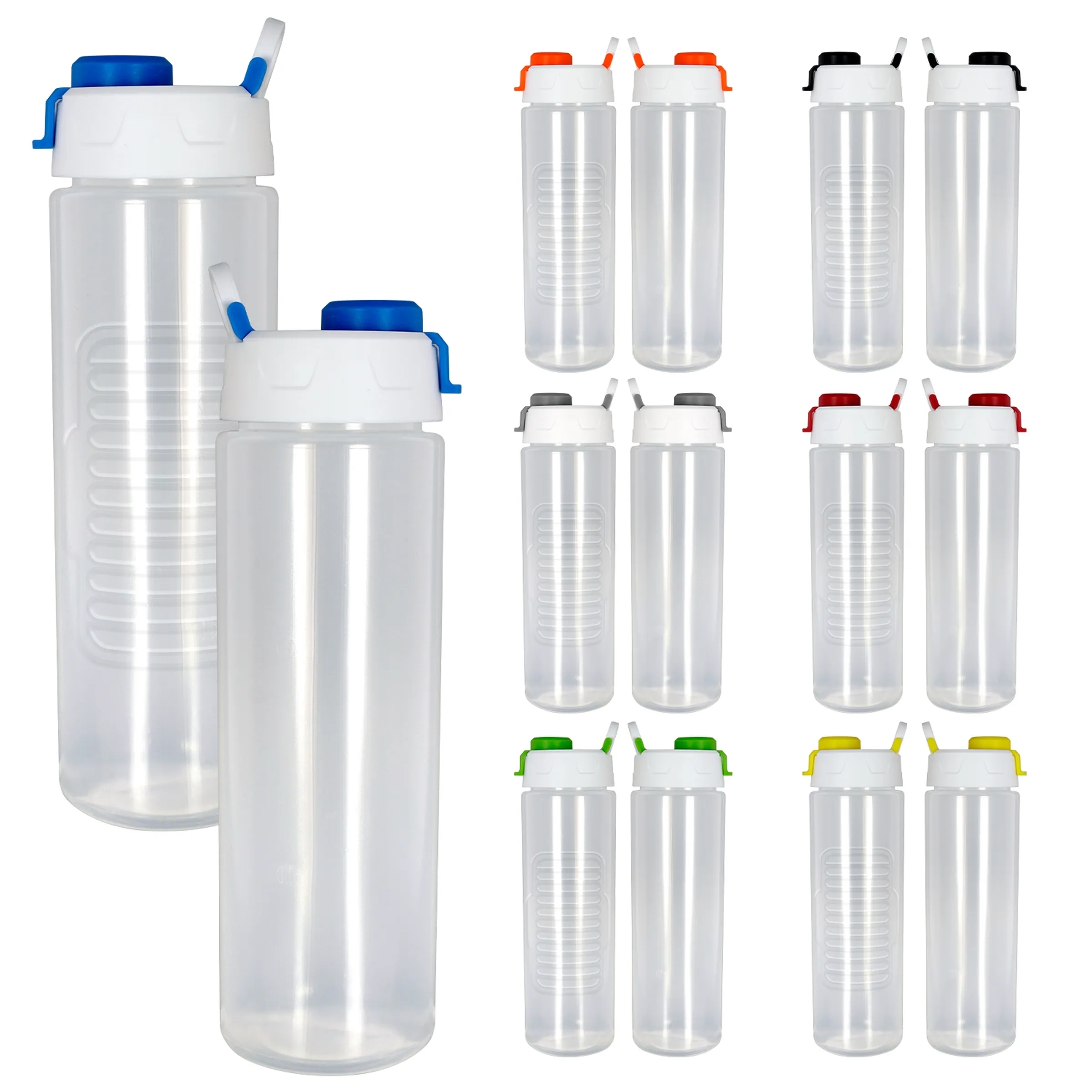 Two Tone Pop Up 24 oz. Full Color Debossed Bottle 13