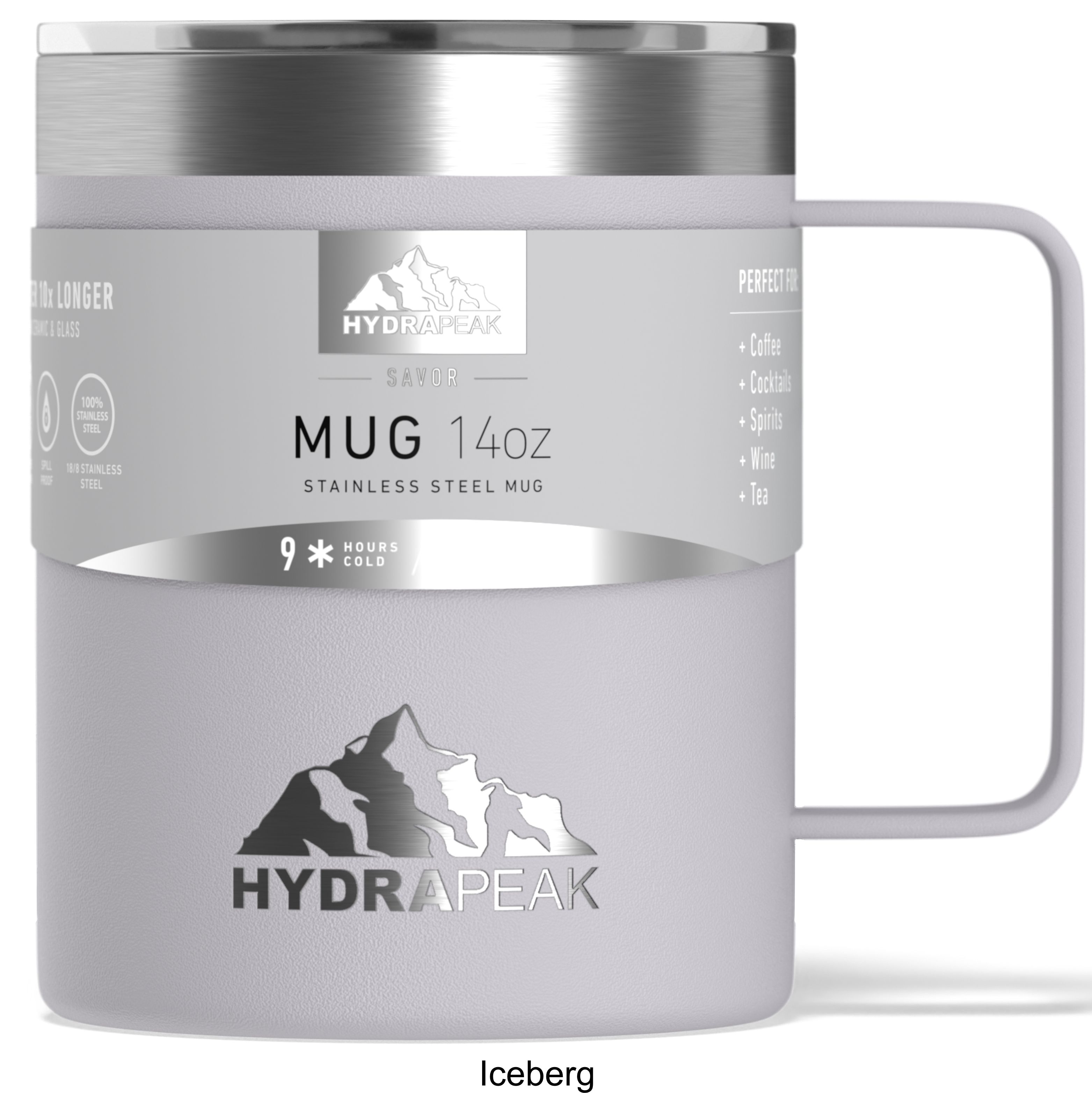 12 Oz. Hydrapeak Coffee Mug LIFETIME WARRANTY! 15