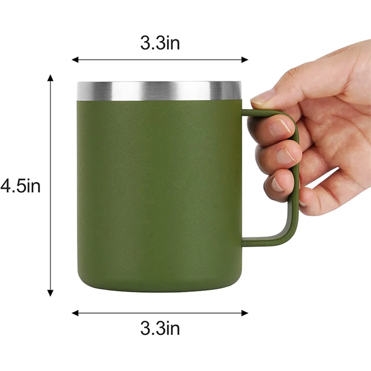 14oz Double Wall Stainless Steel Travel Tumbler Cup with Lid 4