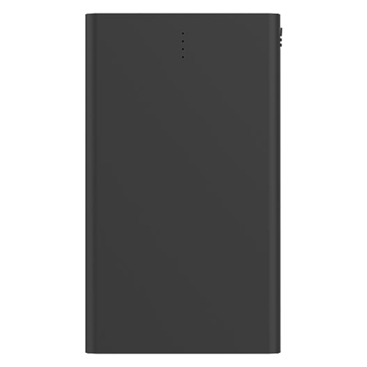 4000mAh Credit Card Power Bank with Built-In Type-C & 8-Pin Adapters for iPhone 5