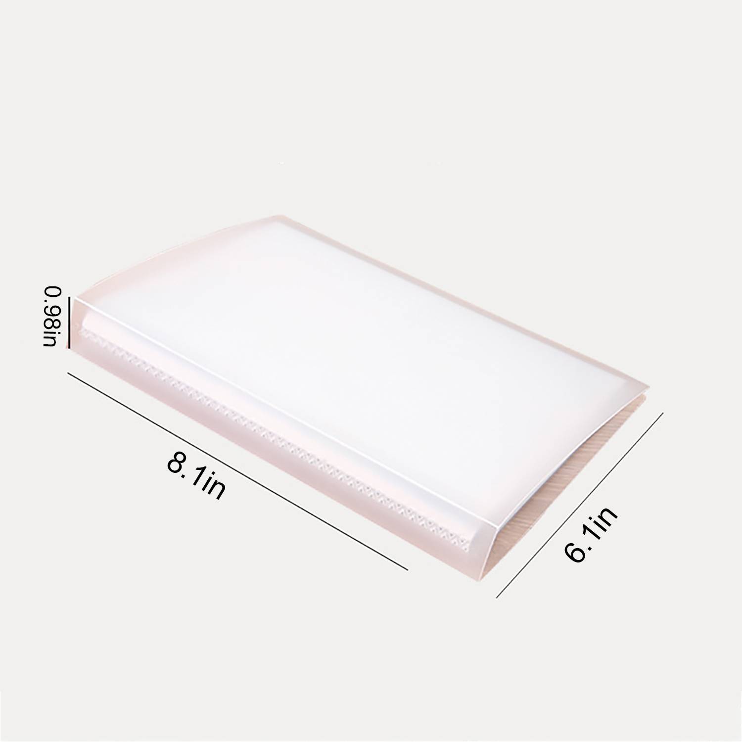 80 Pockets Plastic Frosted Photo Album 6