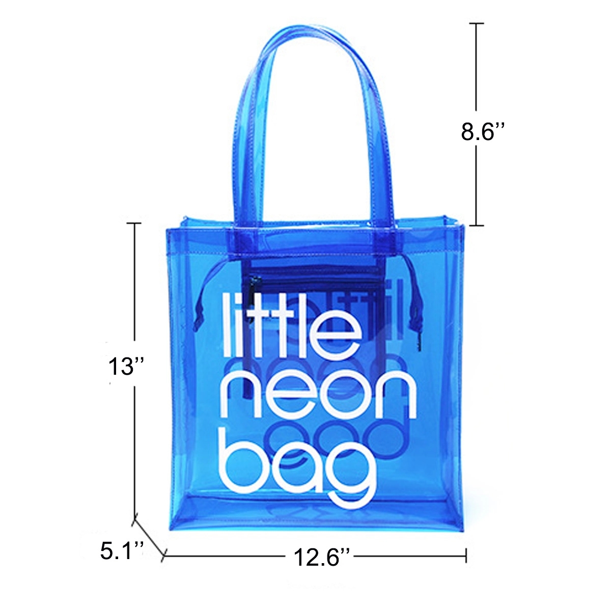 Clear Pvc Jelly Tote Bag 5