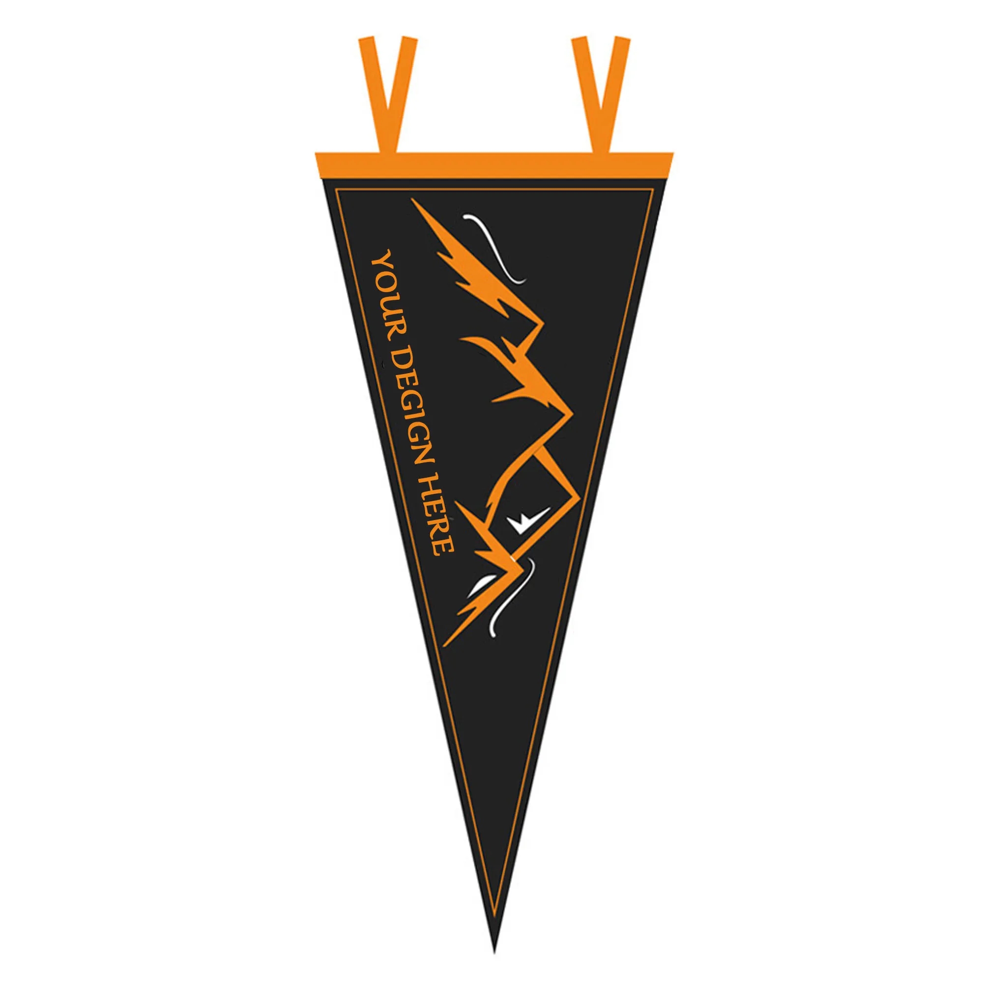 Full Color Acrylic Felt Pennant MOQ 100 4