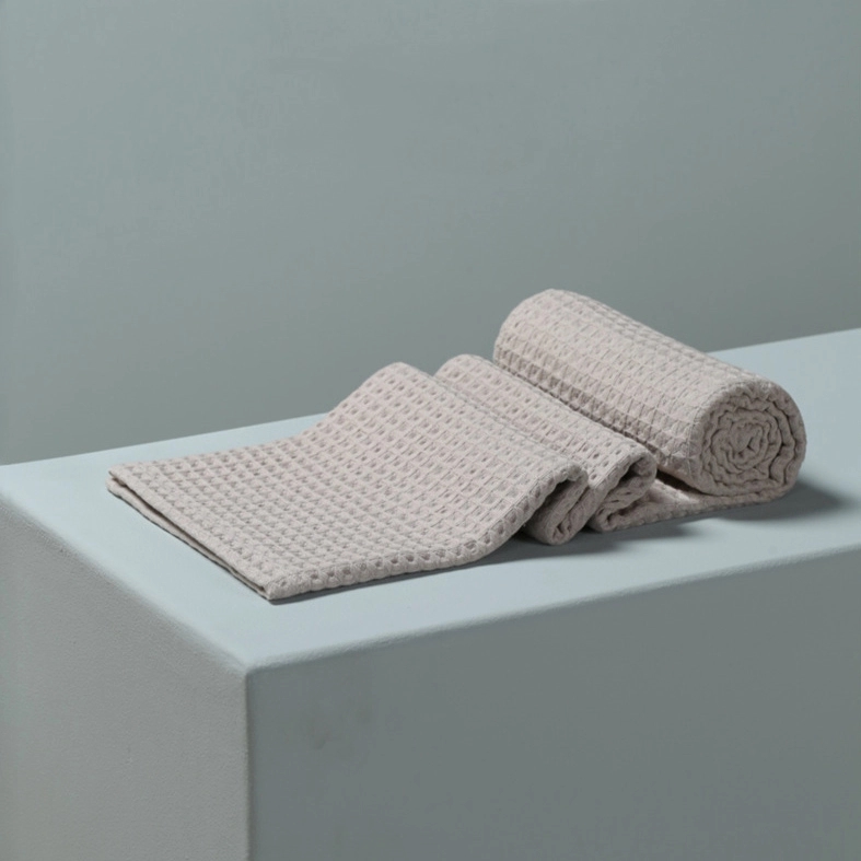 Custom Gift Soft 100% Cotton Waffle Weave Bath & Beach Towel 2