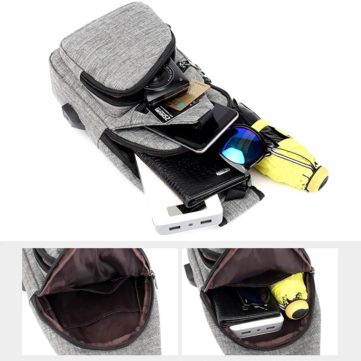 Multipurpose Crossbody Shoulder Sling Bag 2