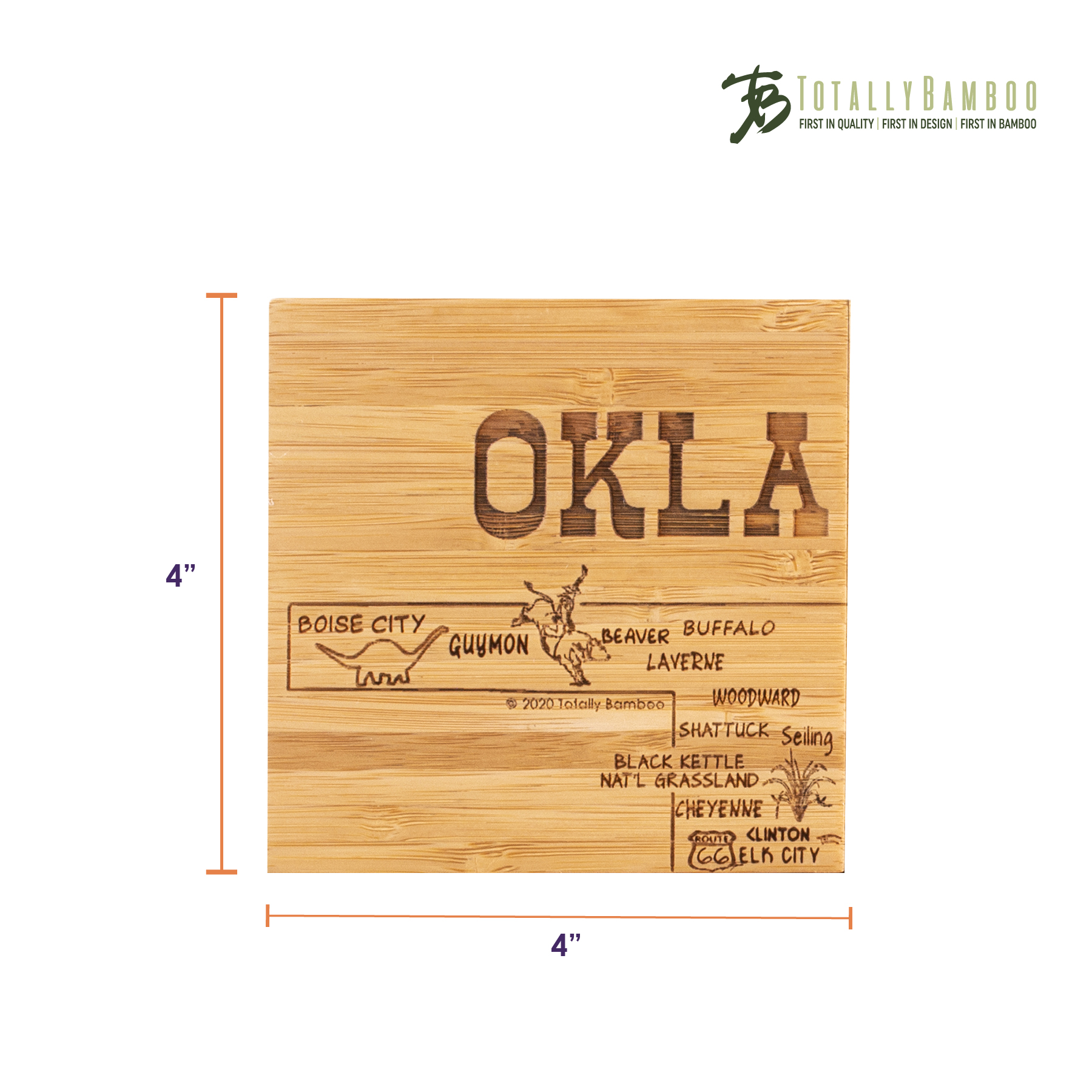 Oklahoma Puzzle Coaster Set 23
