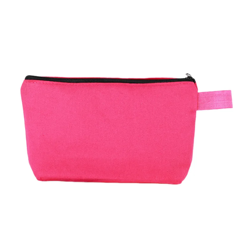 Canvas School Supplies and Makeup Bag 5