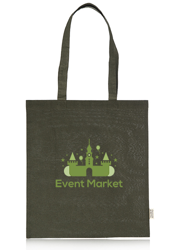 Recycled Solid Cotton Tote Bags, custom tote bag with logo imprint 8