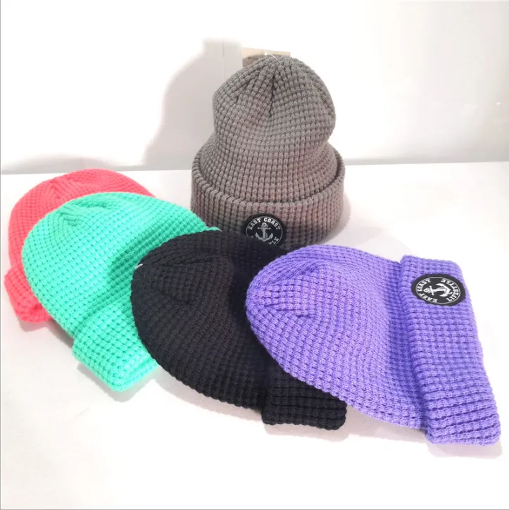 Waffle Beanie Cap and Performance Text Gloves Combo 5