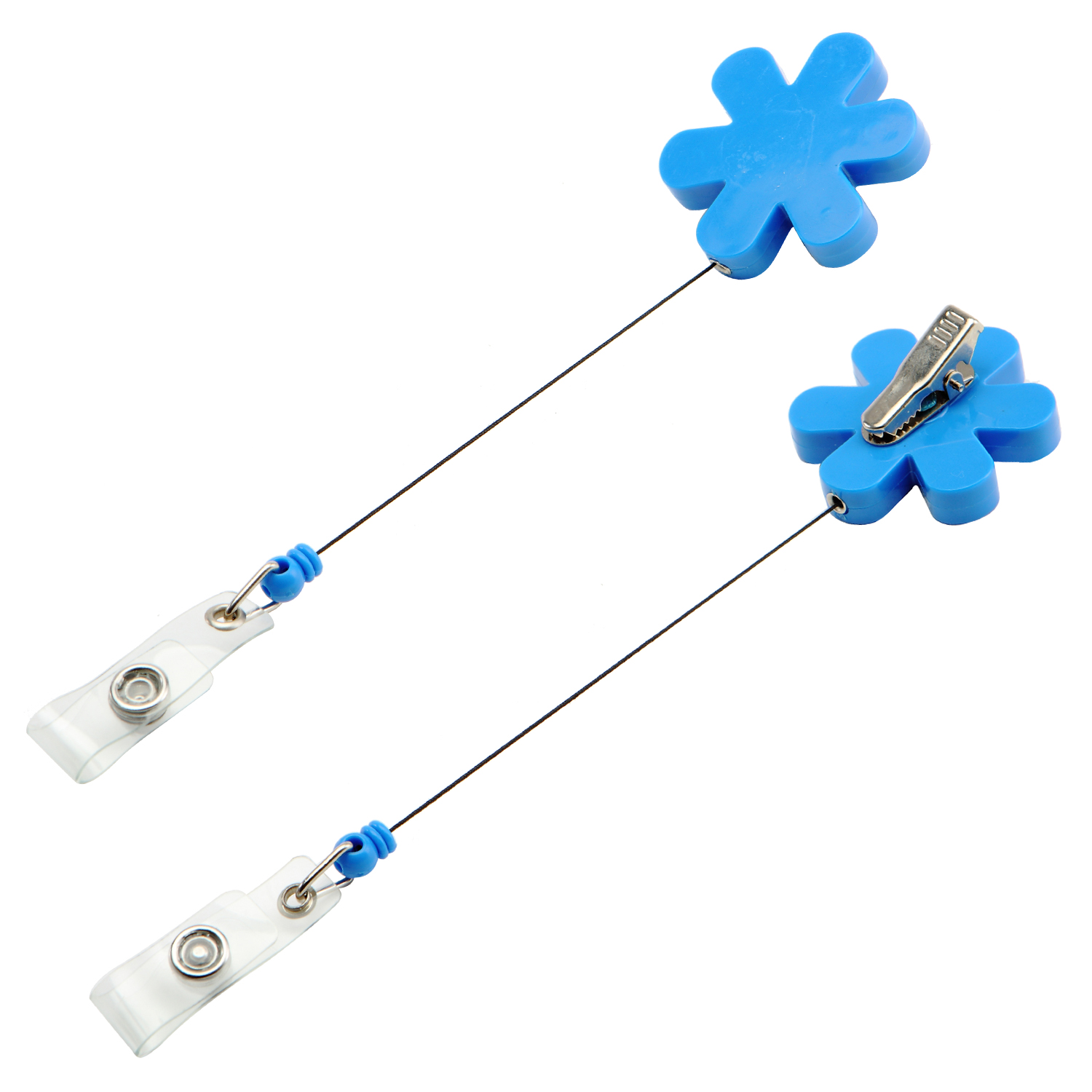 Flower Shaped Retractable Badge Reel 2