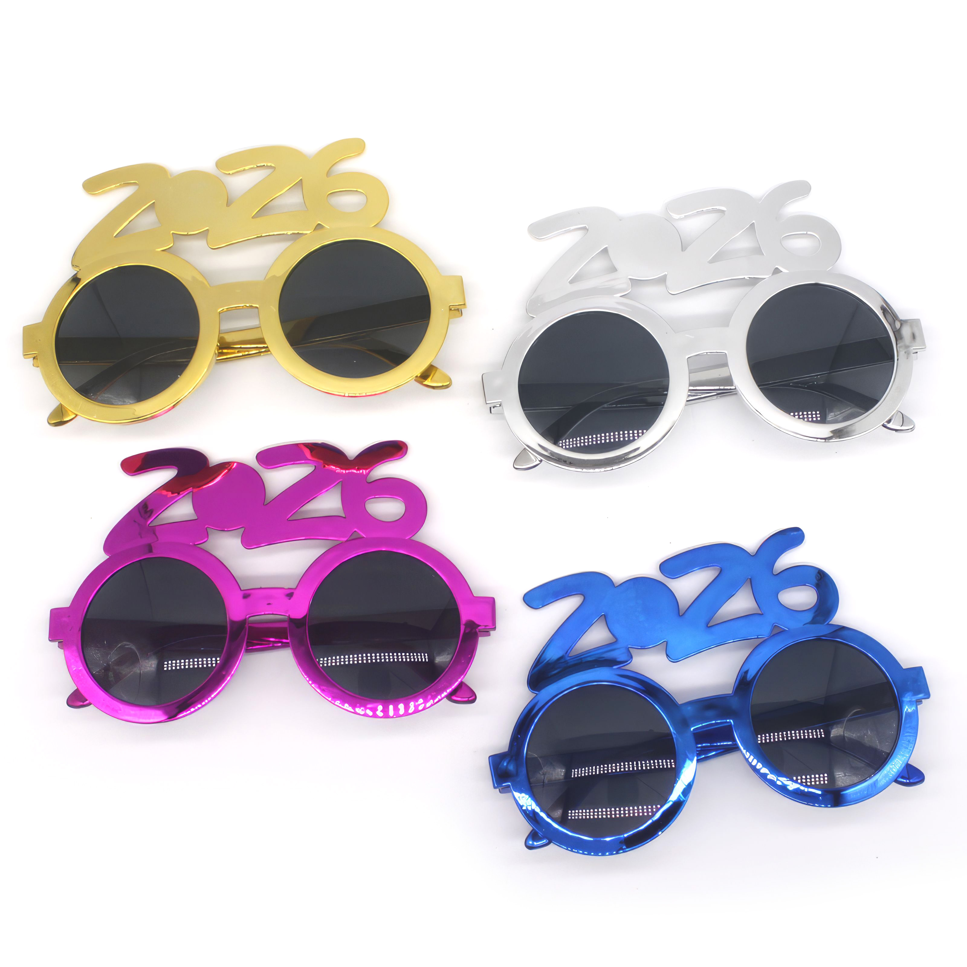 2026 Rounded New Year Party Glasses 16