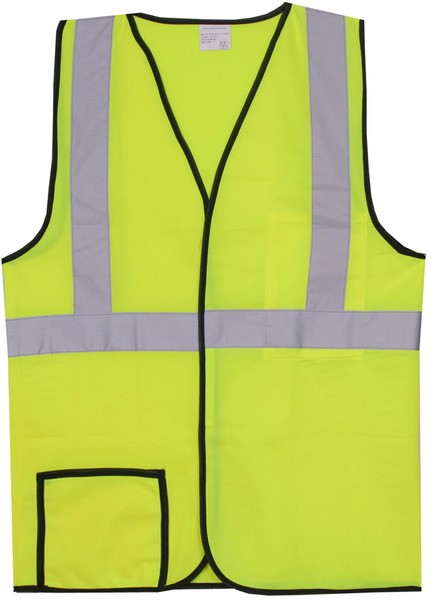 Polyester Yellow Solid Safety Vest SV150
