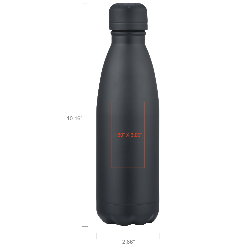 Mugu 17oz Stainless Steel Water Bottle
