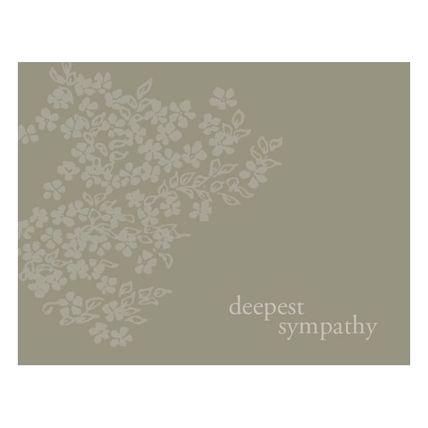 Floral Spray Sympathy Cards 2