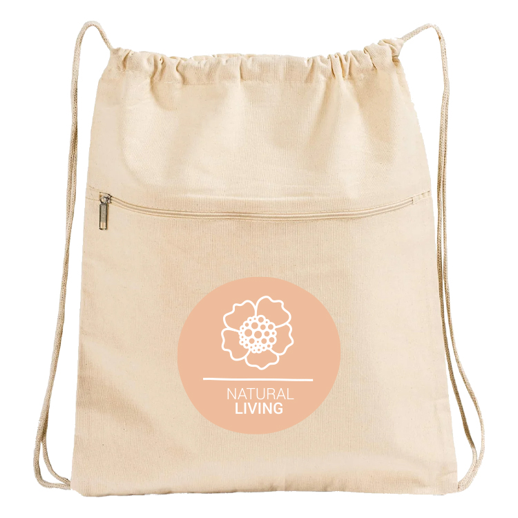 Ferncliff Front-Zip Drawstring Backpack 11