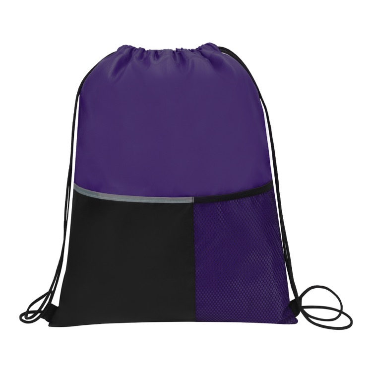 Dual Pocket Drawstring Backpack 5