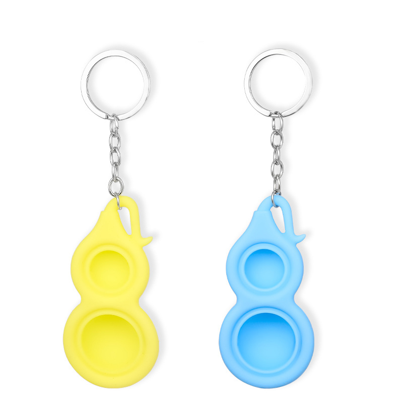 Mini Push Bubble Sensory Fidget Keychain 4