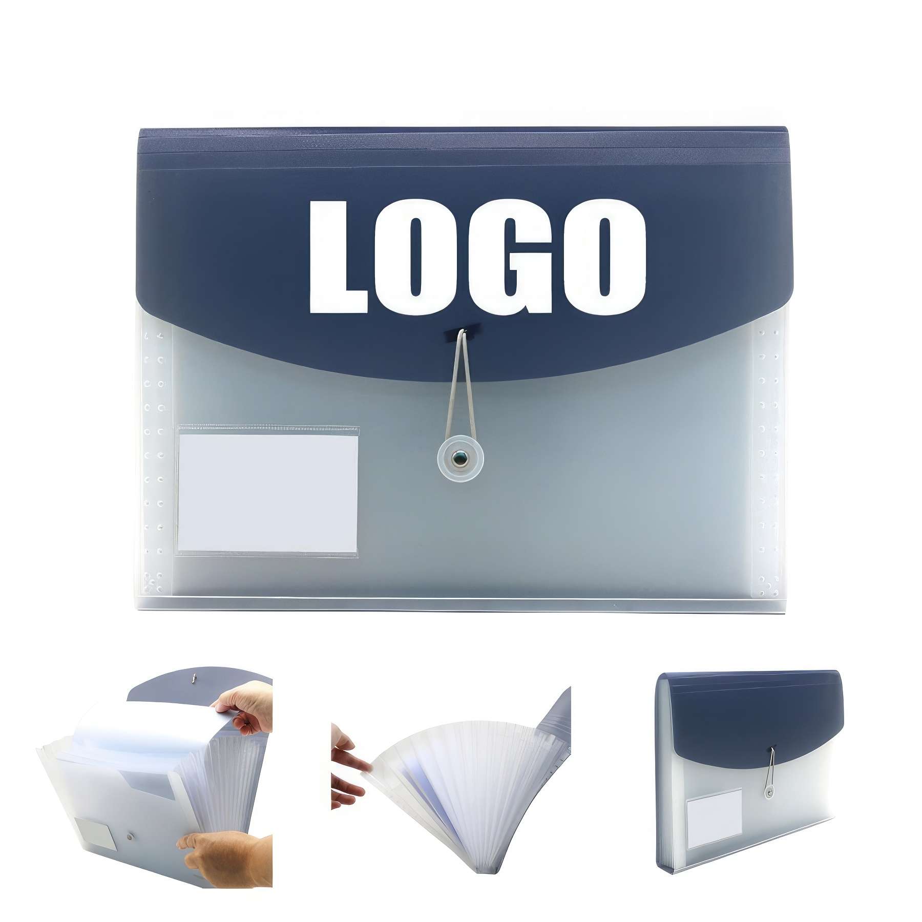 PP Plastic 13-Pocket Expanding A4-Size Portfolio File Folder 1